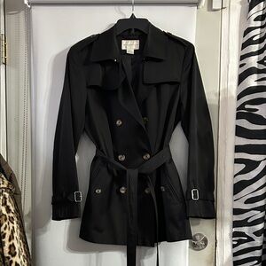 Worthington Elegant Black Trench Coat